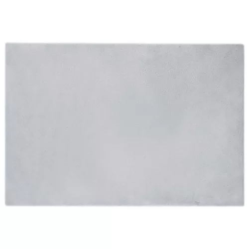  Mű Nyúl Szőr Szőnyeg Szürke 120 x 170 cm Poliészter