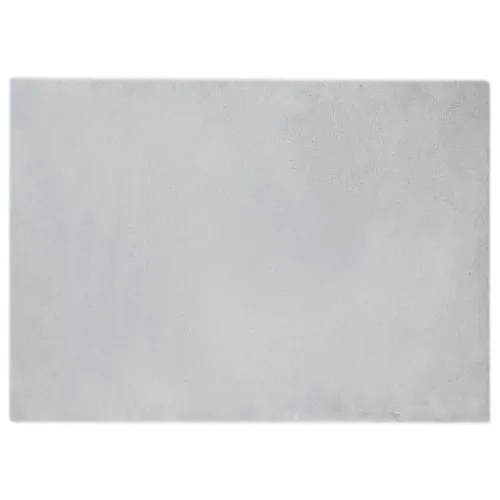  Mű Nyúl Szőr Szőnyeg Szürke 240 x 340 cm Poliészter