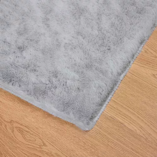  Mű Nyúl Szőr Szőnyeg Szürke 240 x 340 cm Poliészter