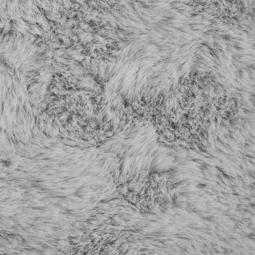  Mű Nyúl Szőr Szőnyeg Szürke 160 x 160 cm Poliészter