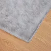  Mű Nyúl Szőr Szőnyeg Szürke 240 x 240 cm Poliészter