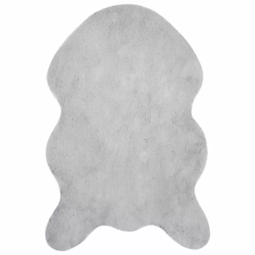  Mű Nyúl Szőr Szőnyeg Olite Szürke 60 x 90 cm Poliészter