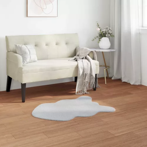  Mű Nyúl Szőr Szőnyeg Olite Szürke 80 x 120 cm Poliészter