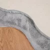  Mű Nyúl Szőr Szőnyeg Olite Szürke 80 x 120 cm Poliészter