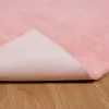  Mű Nyúl Szőr Szőnyeg Olite Rózsaszín 60 x 110 cm Poliészter