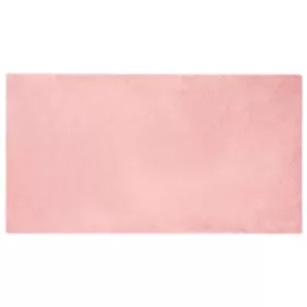    Mű Nyúl Szőr Szőnyeg Rózsaszín 80 x 150 cm Poliészter