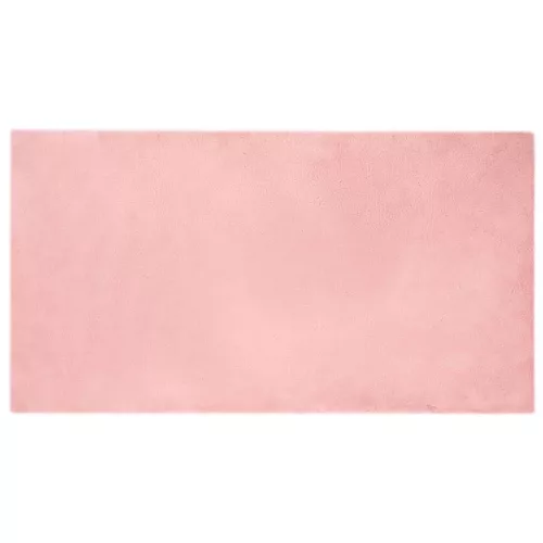  Mű Nyúl Szőr Szőnyeg Rózsaszín 80 x 150 cm Poliészter
