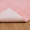  Mű Nyúl Szőr Szőnyeg Rózsaszín 80 x 200 cm Poliészter