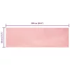  Mű Nyúl Szőr Szőnyeg Rózsaszín 80 x 250 cm Poliészter