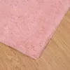  Mű Nyúl Szőr Szőnyeg Olite Rózsaszín 100 x 200 cm Poliészter