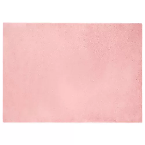  Mű Nyúl Szőr Szőnyeg Rózsaszín 240 x 340 cm Poliészter
