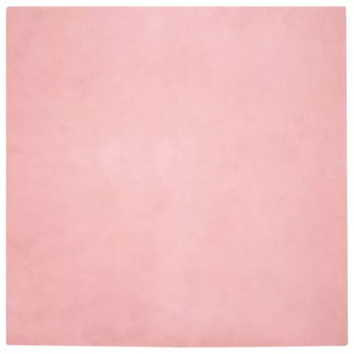  Mű Nyúl Szőr Szőnyeg Rózsaszín 240 x 240 cm Poliészter