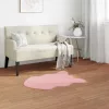  Mű Nyúl Szőr Szőnyeg Olite Rózsaszín 60 x 90 cm Poliészter