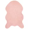  Mű Nyúl Szőr Szőnyeg Olite Rózsaszín 80 x 120 cm Poliészter