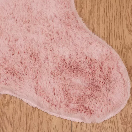  Mű Nyúl Szőr Szőnyeg Olite Rózsaszín 80 x 120 cm Poliészter