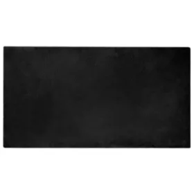  Mű Nyúl Szőr Szőnyeg Fekete 80 x 150 cm Poliészter