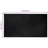  Mű Nyúl Szőr Szőnyeg Fekete 80 x 150 cm Poliészter