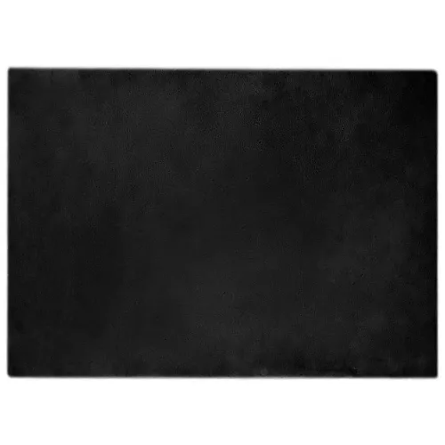  Mű Nyúl Szőr Szőnyeg Fekete 200 x 280 cm Poliészter