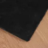  Mű Nyúl Szőr Szőnyeg Fekete 240 x 240 cm Poliészter