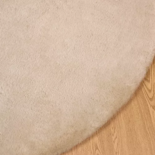  Mű Nyúl Szőr Szőnyeg Olite Tópszínű Ø 80 cm Poliészter