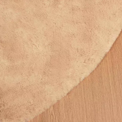  Mű Nyúl Szőr Szőnyeg Tópszínű Ø 200 cm Poliészter