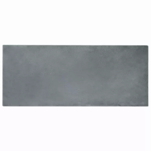  Mű Nyúl Szőr Szőnyeg Antracit 80 x 200 cm Poliészter