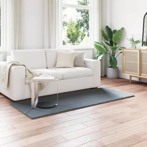  Mű Nyúl Szőr Szőnyeg Olite Antracit 100 x 200 cm Poliészter