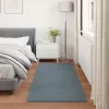  Mű Nyúl Szőr Szőnyeg Olite Antracit 100 x 200 cm Poliészter