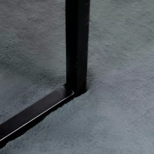  Mű Nyúl Szőr Szőnyeg Olite Antracit 100 x 200 cm Poliészter
