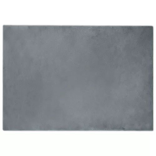 Mű Nyúl Szőr Szőnyeg Antracit 140 x 200 cm Poliészter