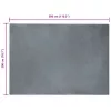  Mű Nyúl Szőr Szőnyeg Antracit 200 x 280 cm Poliészter