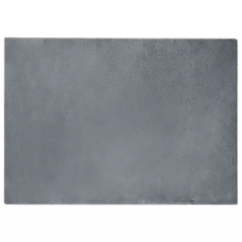  Mű Nyúl Szőr Szőnyeg Antracit 240 x 340 cm Poliészter