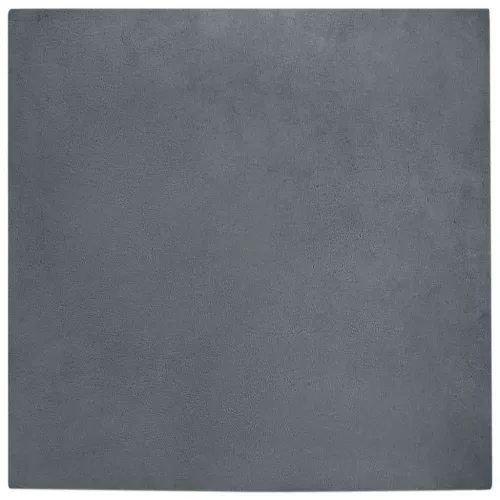  Mű Nyúl Szőr Szőnyeg Antracit 200 x 200 cm Poliészter