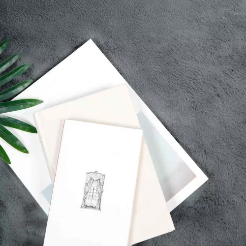  Mű Nyúl Szőr Szőnyeg Antracit Ø 200 cm Poliészter