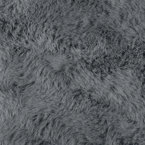  Mű Nyúl Szőr Szőnyeg Antracit Ø 200 cm Poliészter