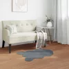  Mű Nyúl Szőr Szőnyeg Olite Antracit 60 x 90 cm Poliészter