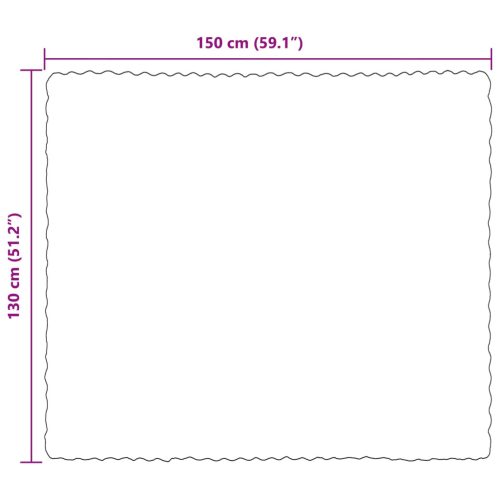  Műnyúl szőrmés takaró Bézs 130 x 150 cm Poliészter