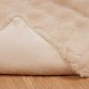  Műnyúl szőrmés takaró 4 pcs Bézs 130 x 150 cm Poliészter