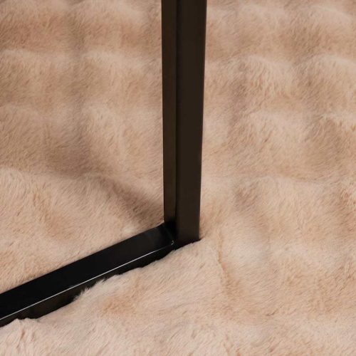  Műnyúl szőrmés takaró 4 pcs Bézs 240 x 270 cm Poliészter