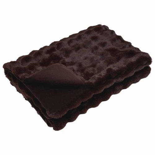  Műnyúl szőrmés takaró 4 pcs Teve 130 x 150 cm Poliészter