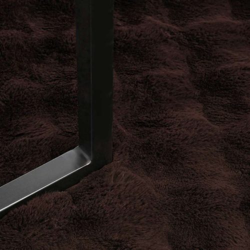  Műnyúl szőrmés takaró 4 pcs Teve 150 x 220 cm Poliészter