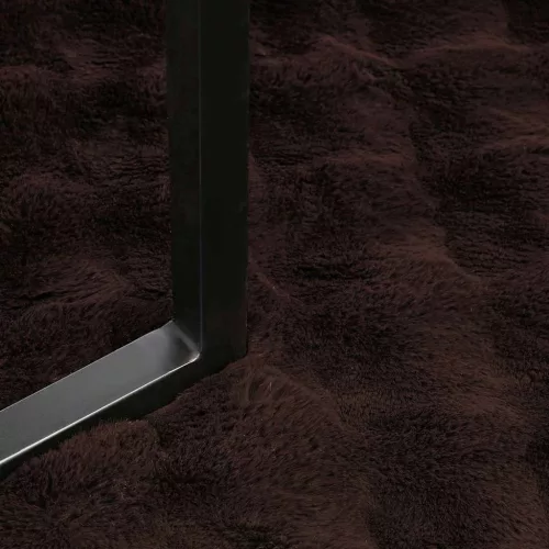  Műnyúl szőrmés takaró 4 pcs Teve 220 x 240 cm Poliészter