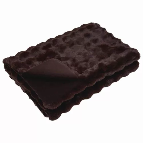  Műnyúl szőrmés takaró 4 pcs Teve 240 x 270 cm Poliészter