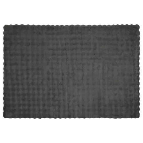  Műnyúl szőrmés takaró Sötétszürke 150 x 220 cm Poliészter