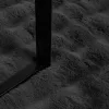  Műnyúl szőrmés takaró 4 pcs Sötétszürke 130 x 150 cm Poliészter