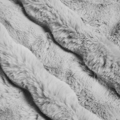  Műnyúl szőrmés takaró Szürke 130 x 150 cm Poliészter