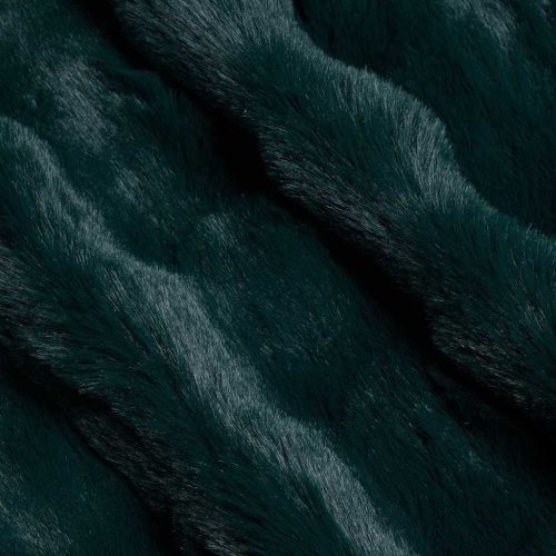  Műnyúl szőrmés takaró 4 pcs Sötétzöld 220 x 240 cm Poliészter