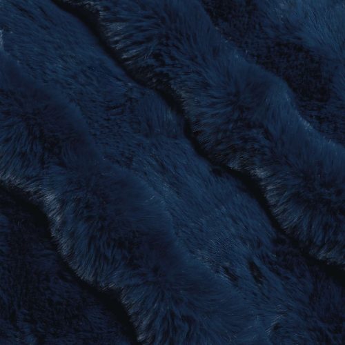  Műnyúl szőrmés takaró Tengerkék 240 x 270 cm Poliészter