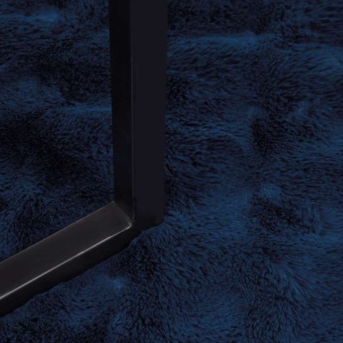  Műnyúl szőrmés takaró 4 pcs Tengerkék 220 x 240 cm Poliészter