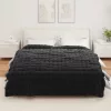  Műnyúl szőrmés takaró Fekete 220 x 240 cm Poliészter